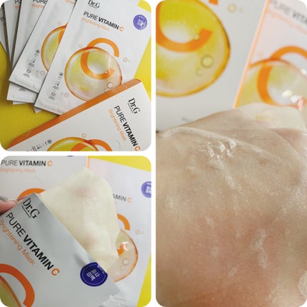 ドクタージー ピュア ビタミンC ブライトニングマスク/Dr.G/シートマスク・パックを使ったクチコミ(4枚目)