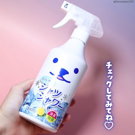 ひんやりシャツシャワー ミント&グレープフルーツの香り/ときわ商会/デオドラント・制汗剤を使ったクチコミ(7枚目)