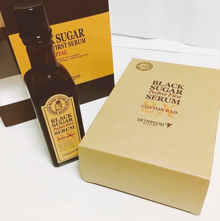 ブラックシュガー パーフェクトファーストセラム2X  エッセンシャル(旧)/SKINFOOD/美容液を使ったクチコミ(2枚目)