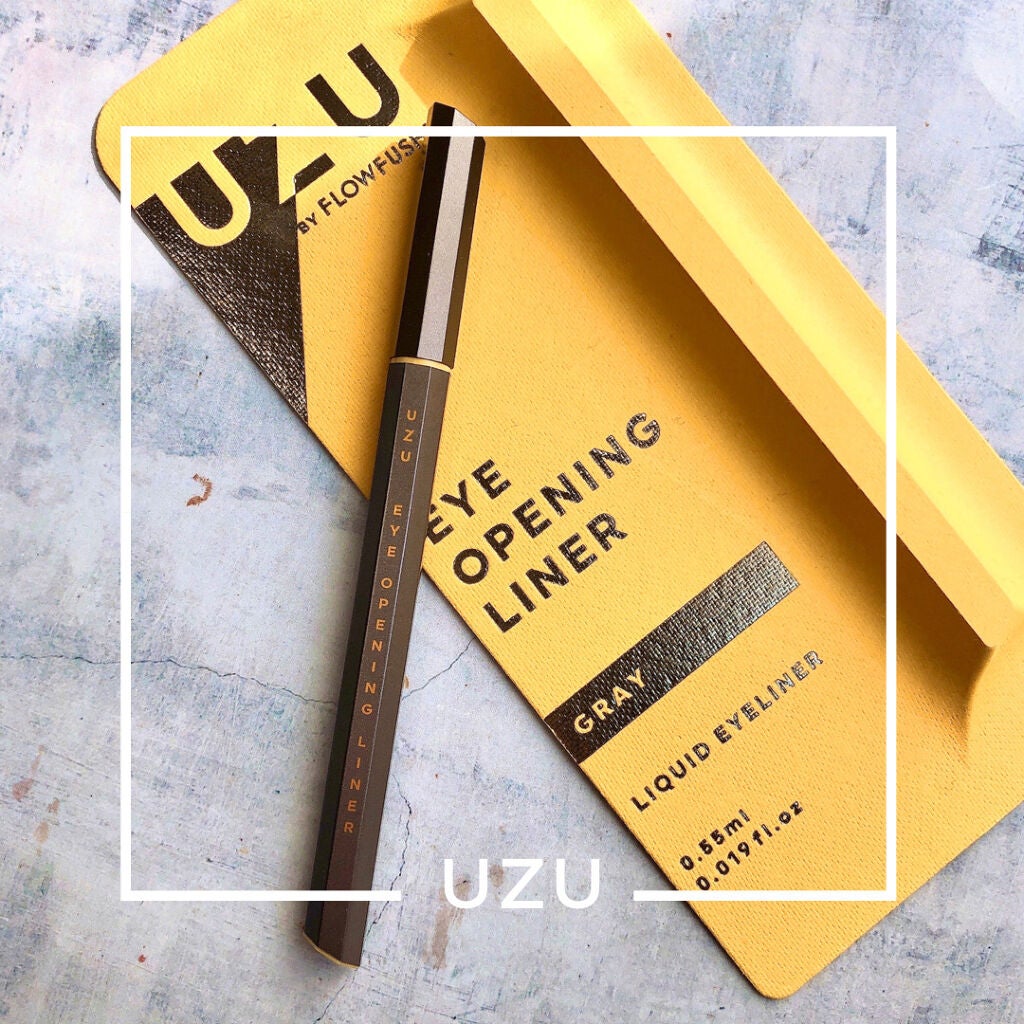 EYE OPENING LINER/UZU BY FLOWFUSHI/リキッドアイライナーを使ったクチコミ(1枚目)