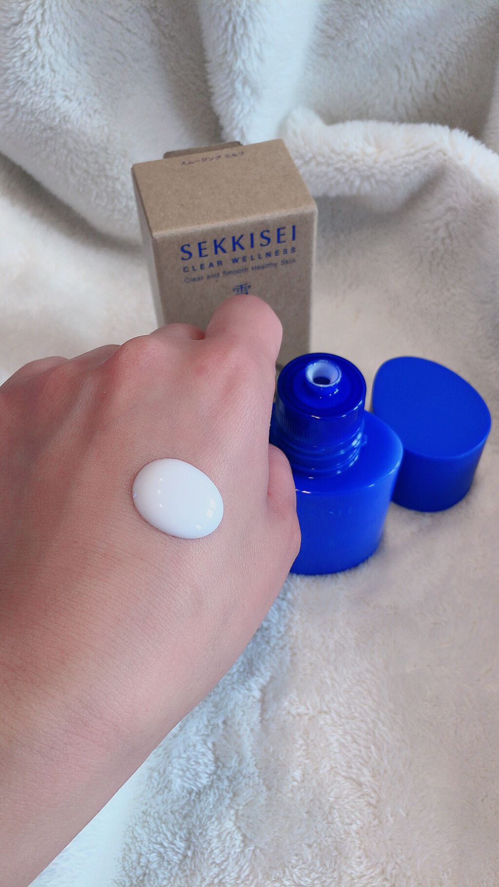 クリアウェルネス スムージング ミルク/雪肌精/乳液を使ったクチコミ(2枚目)