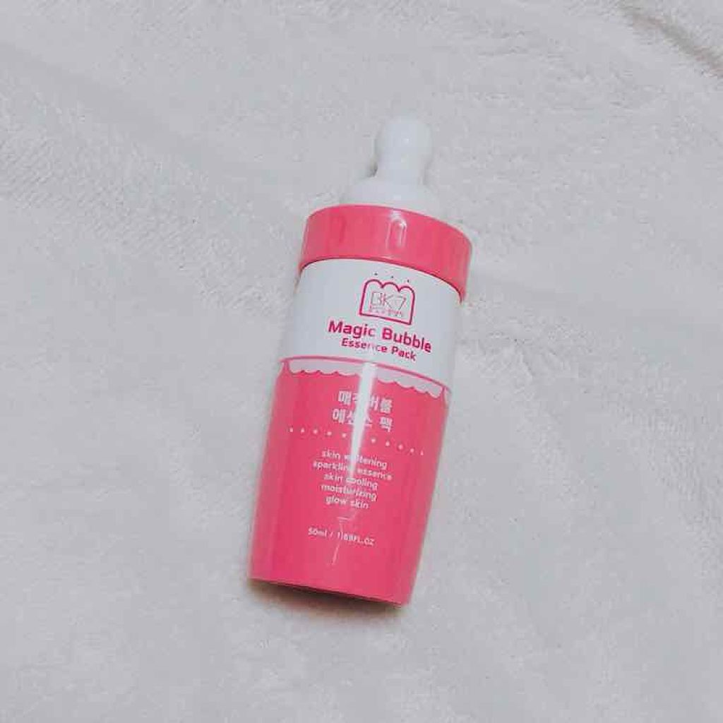 マジックバブルエッセンスパック（ピンク） /BAKER7/洗い流すパック・マスクを使ったクチコミ（1枚目）