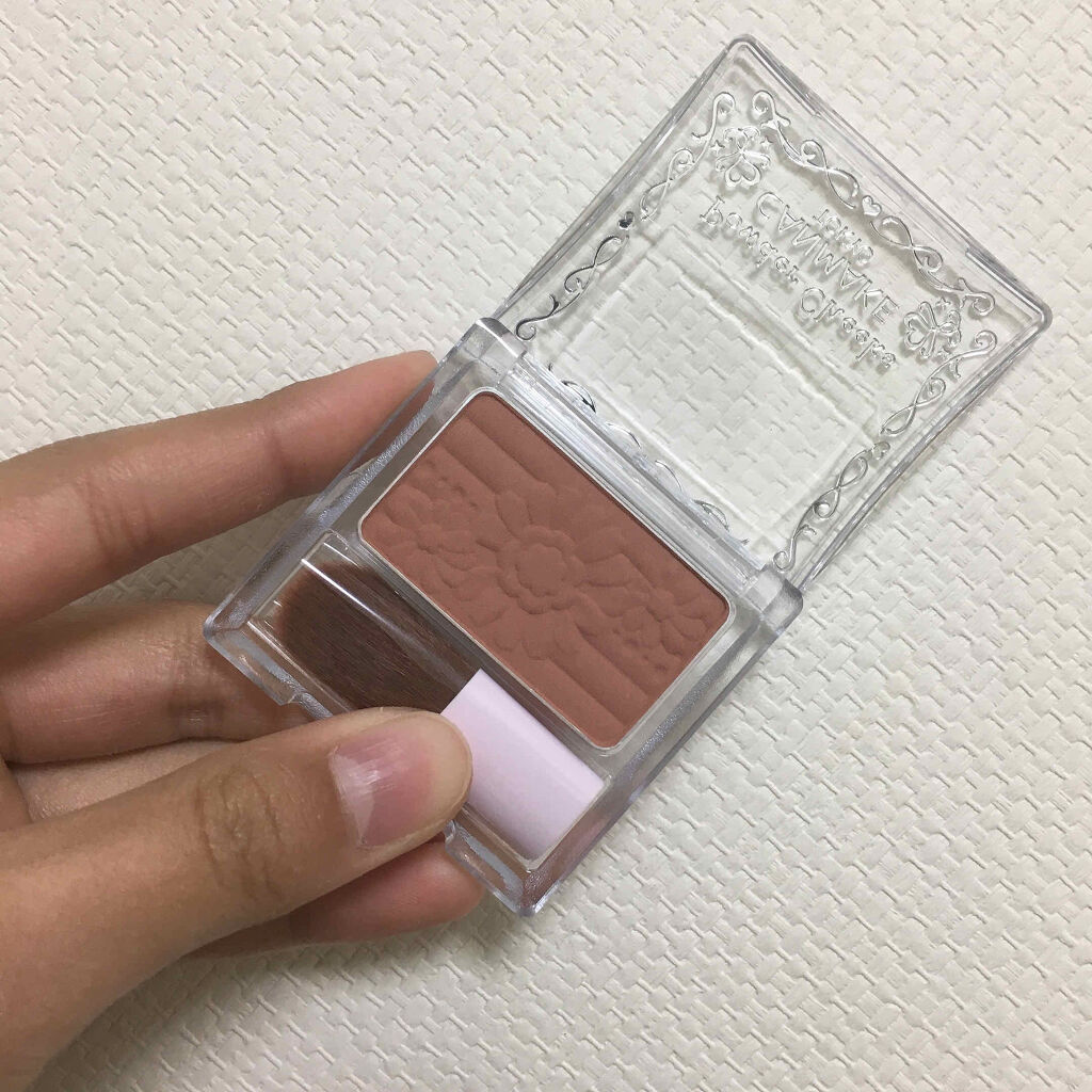 【旧品】パウダーチークス PW45 ヘーゼルブラウン/キャンメイク/パウダーチークを使ったクチコミ（2枚目）