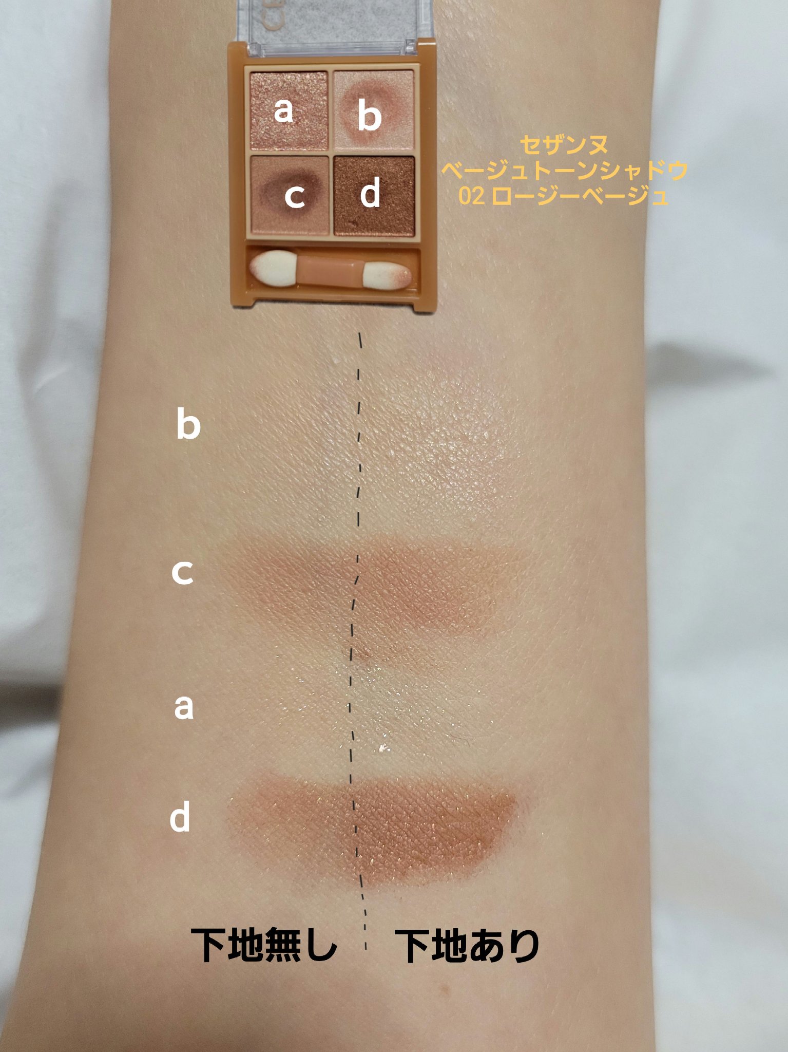 アイメイクベース/CEZANNE/アイシャドウベースを使ったクチコミ（3枚目）