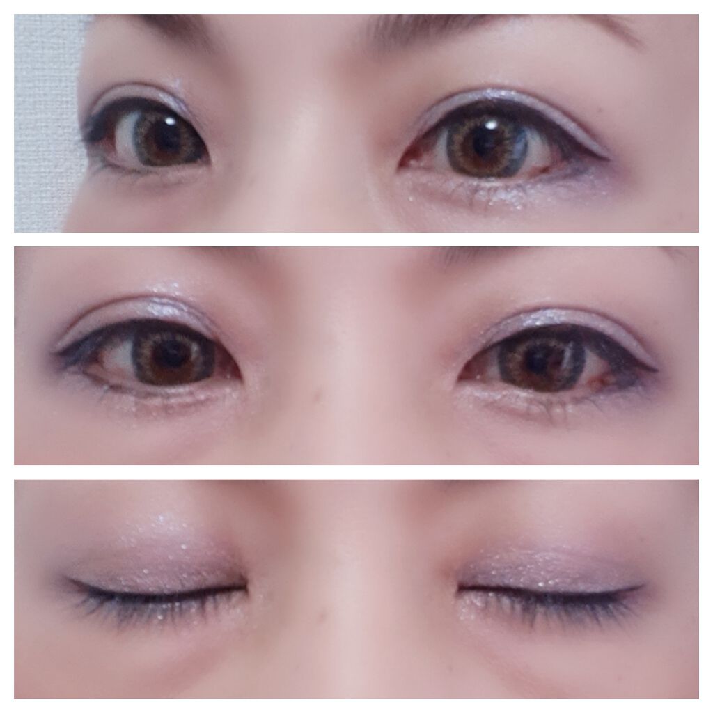 シャイニーシャドウ N/excel/単色アイシャドウを使ったクチコミ（2枚目）