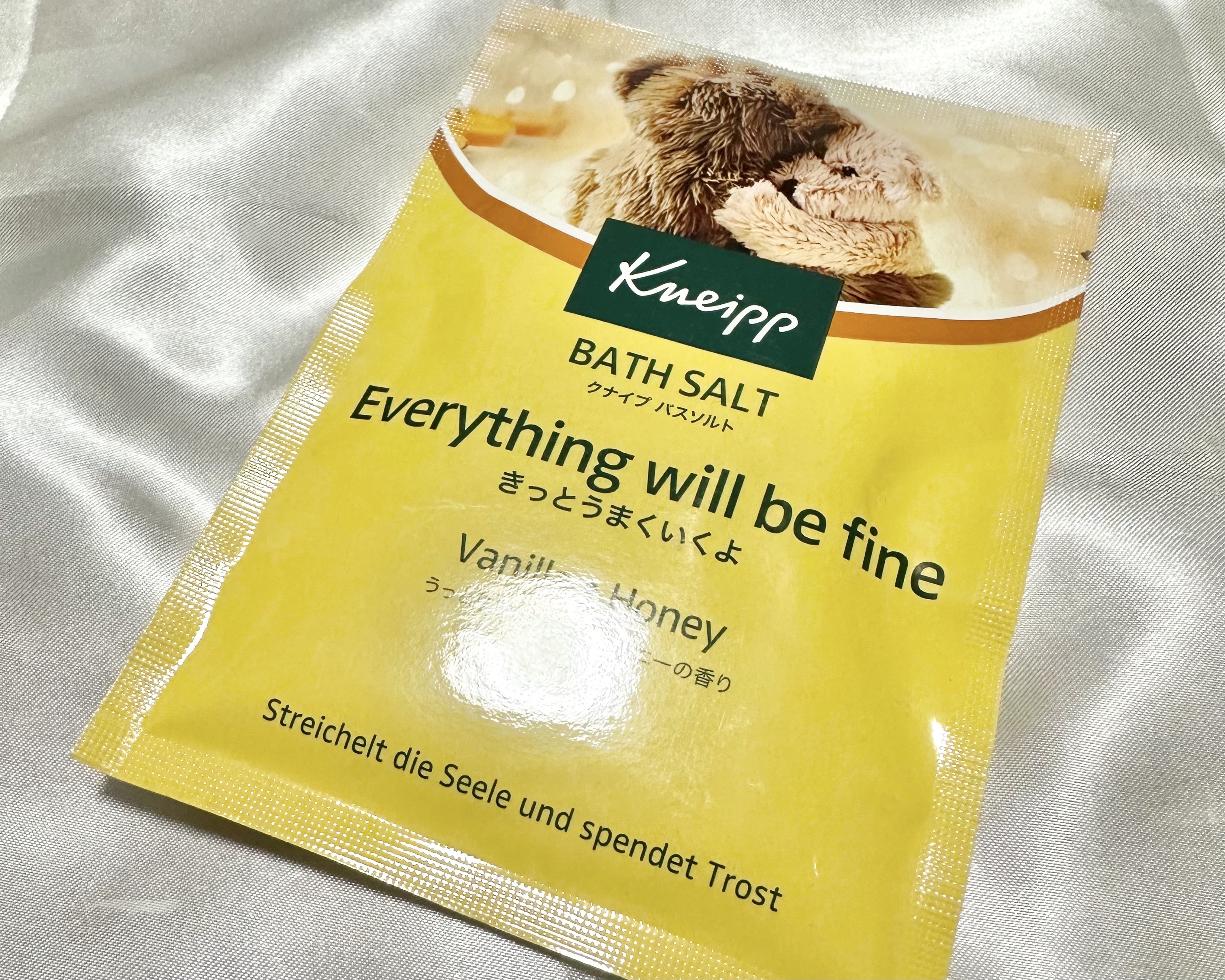 クナイプ バスソルト バニラ＆ハニーの香り/クナイプ/無機塩系入浴剤を使ったクチコミ（3枚目）