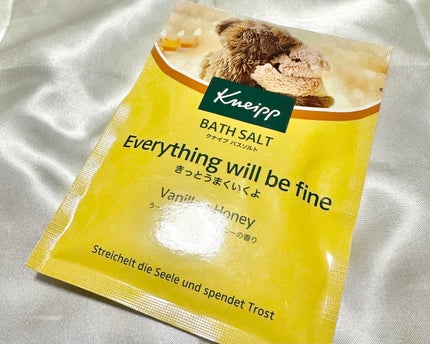 クナイプ バスソルト バニラ&ハニーの香り/クナイプ/無機塩系入浴剤を使ったクチコミ(3枚目)