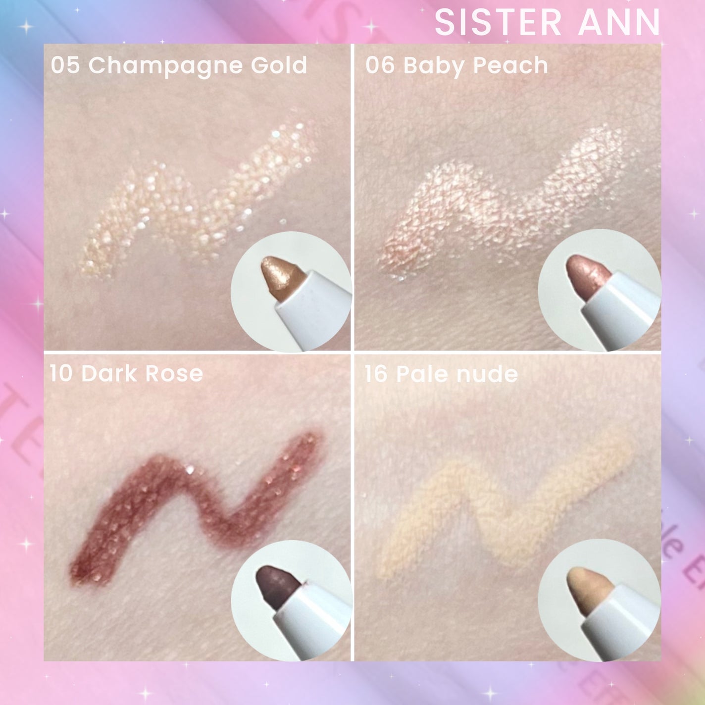 ウォータープルーフペンシルアイライナー/SISTER ANN/ペンシルアイライナーを使ったクチコミ(2枚目)