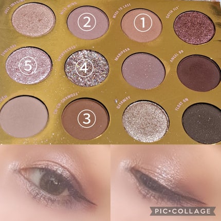 FLUTTER BY/ColourPop/アイシャドウパレットを使ったクチコミ(3枚目)