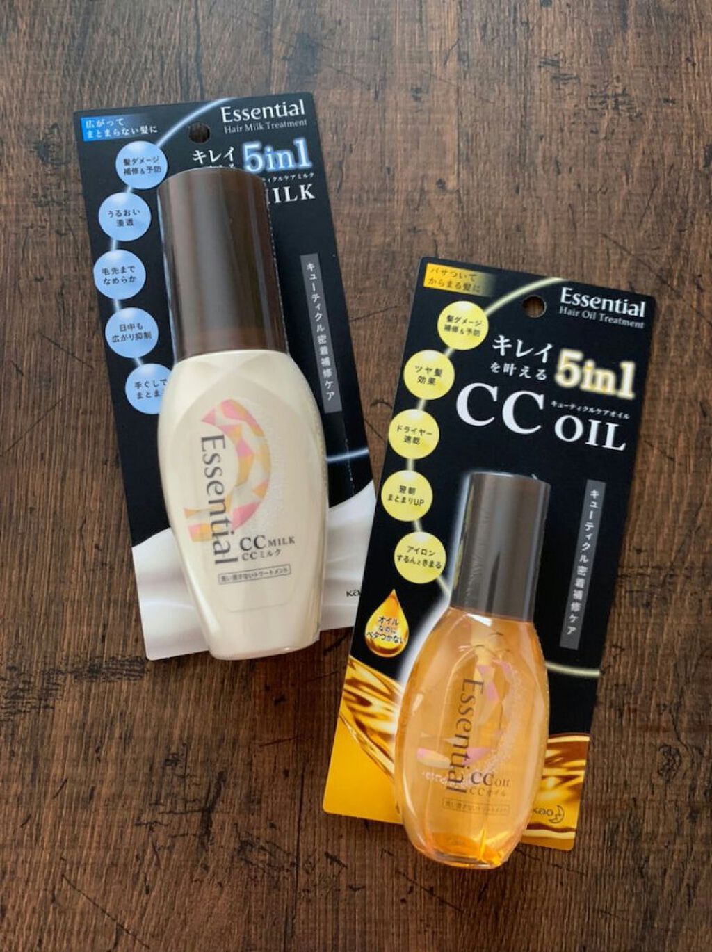 CCミルク/エッセンシャル/ヘアミルクを使ったクチコミ（1枚目）