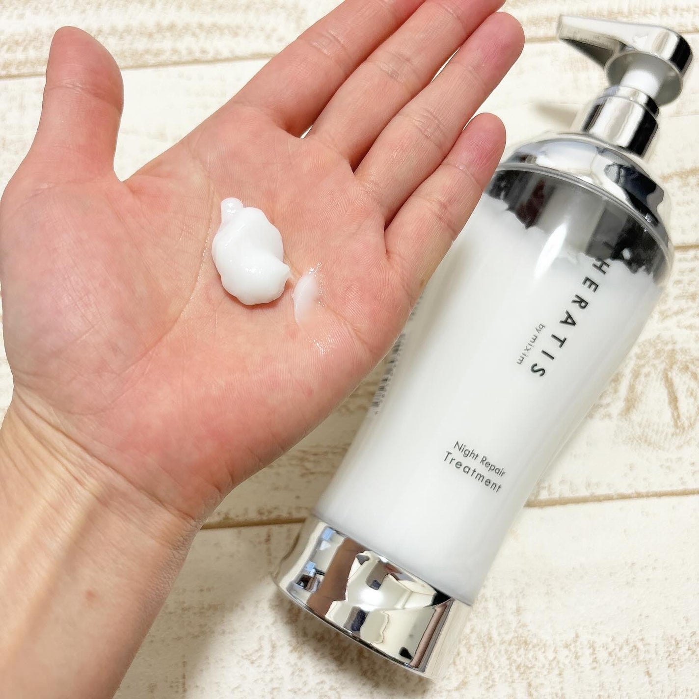 ナイトリペア シャンプー/ヘアトリートメント/THERATIS/シャンプー・コンディショナーを使ったクチコミ(3枚目)