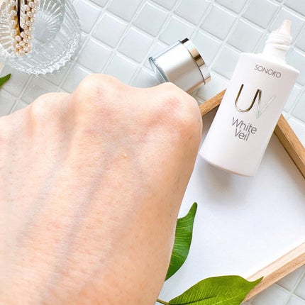 UVホワイトヴェール/SONOKO/化粧下地を使ったクチコミ(4枚目)