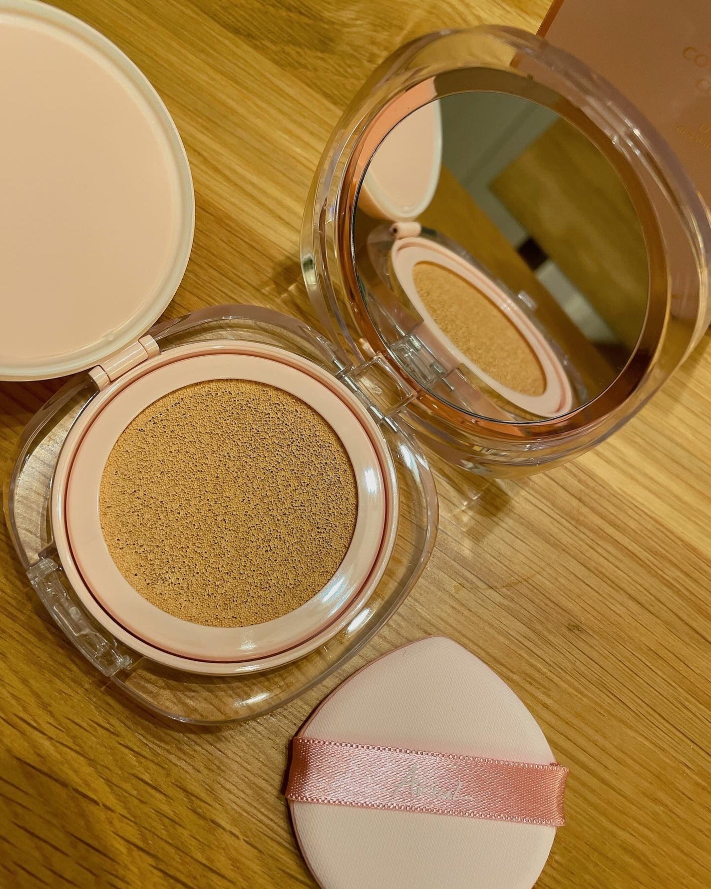 アリウル インクフェザーカバーラスティングクッション/Ariul/クッションファンデーションを使ったクチコミ(2枚目)