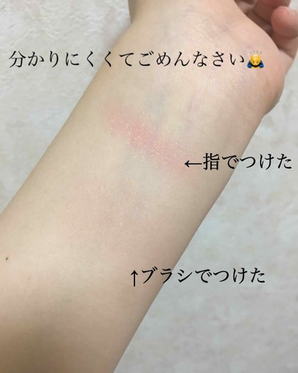 ブラッシャー フレーク ヴェール/サティシェ/パウダーチークを使ったクチコミ(3枚目)