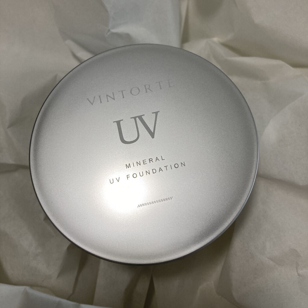 ミネラルUVファンデーション（ケース・パフ付）/ヴァントルテ/パウダーファンデーションを使ったクチコミ（2枚目）