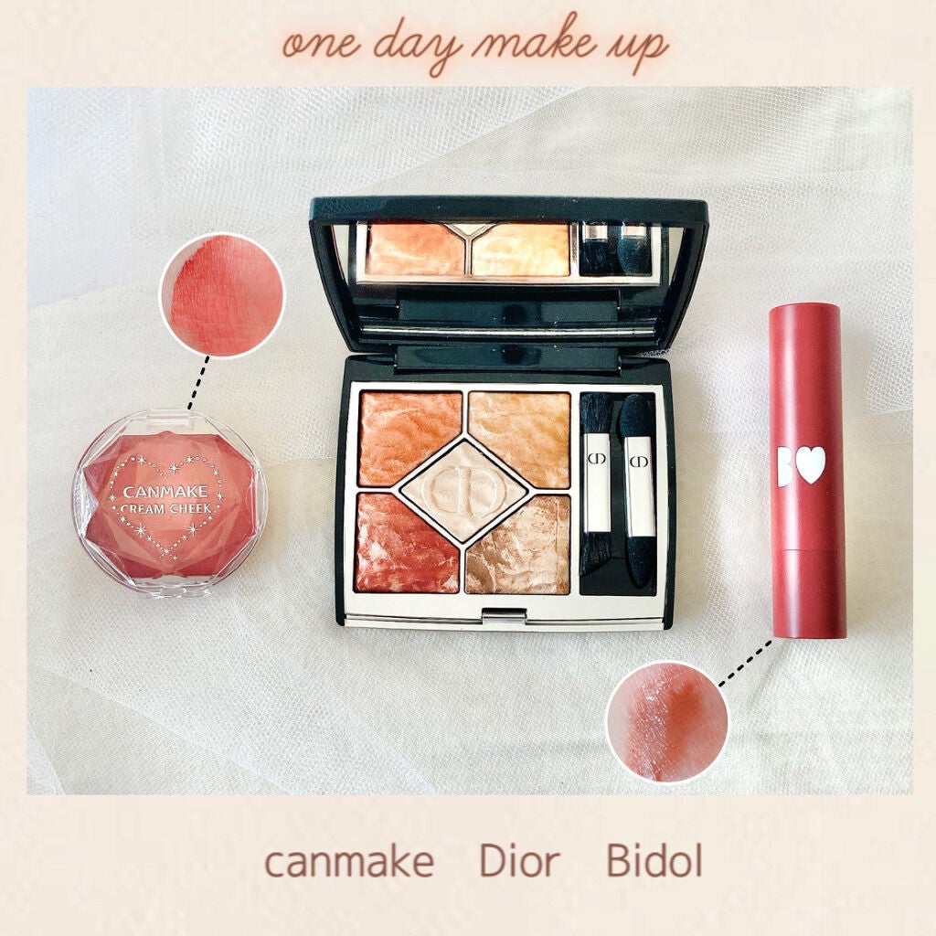 クリームチーク/キャンメイク/ジェル・クリームチークを使ったクチコミ(1枚目)