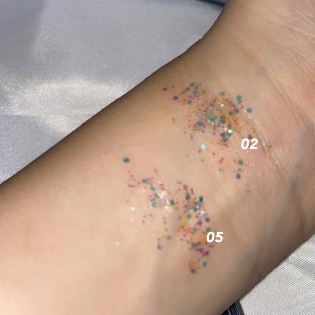 URGLAM GLITTER GEM/U R GLAM/ジェル・クリームチークを使ったクチコミ(2枚目)