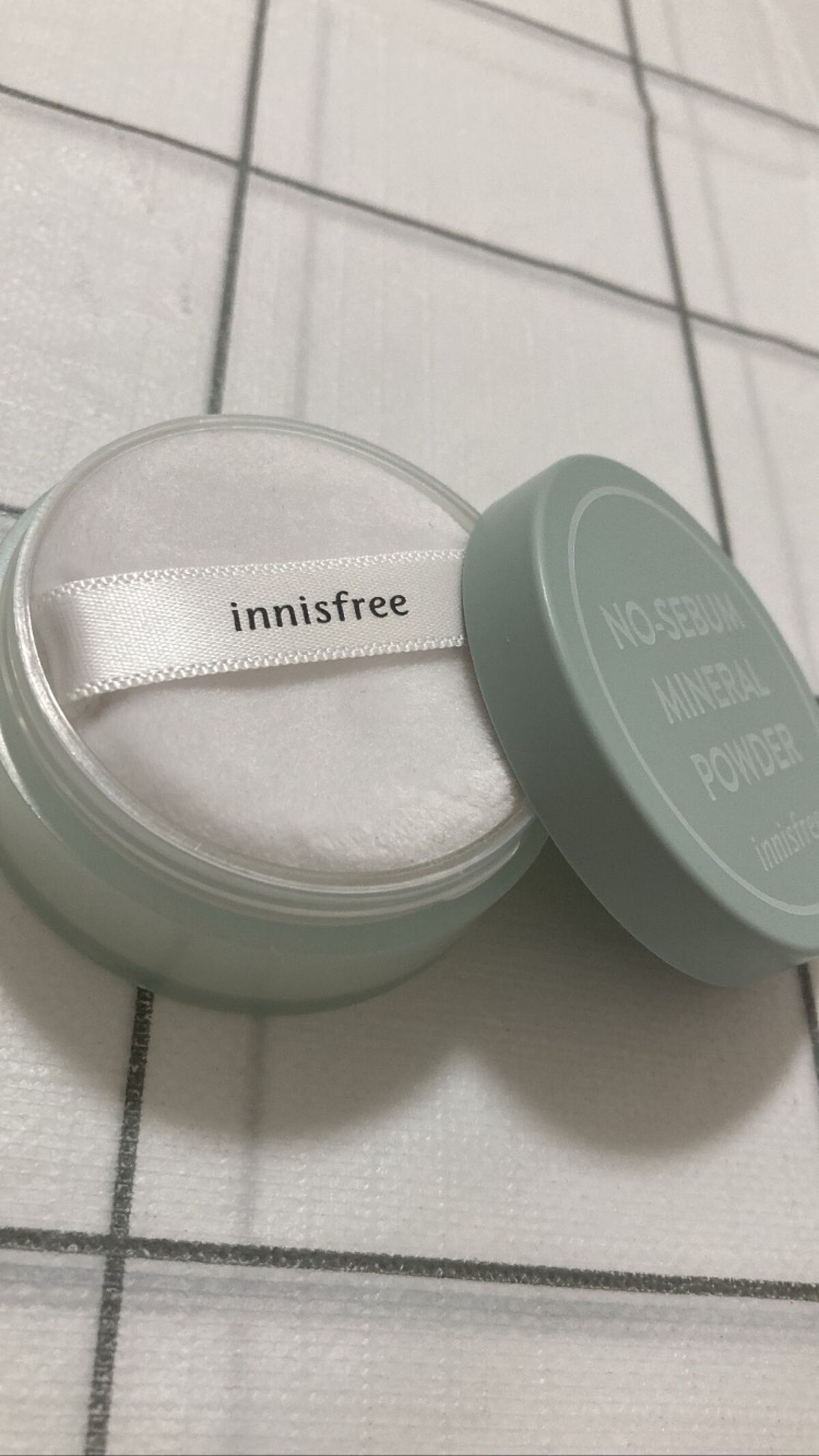 ノーセバム ミネラルパウダー N/innisfree/ルースパウダーを使ったクチコミ(2枚目)
