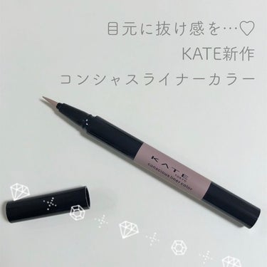 コンシャスライナーカラー/KATE/リキッドアイライナーを使ったクチコミ（1枚目）