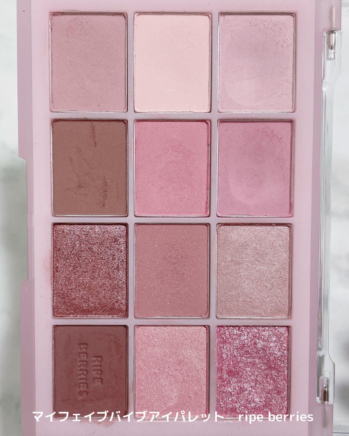 マイフェイブムードアイパレット 9カラー/HOLIKA HOLIKA/アイシャドウパレットを使ったクチコミ(8枚目)