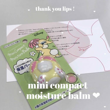 thank you lips❤︎ ミニコンパクトモイスチャーバーム 🌼ミスバニー🌼 review & swatch


こんにちは㎖です❤︎

今回初めてlipsのプレゼント当選して
素敵なプレゼントを