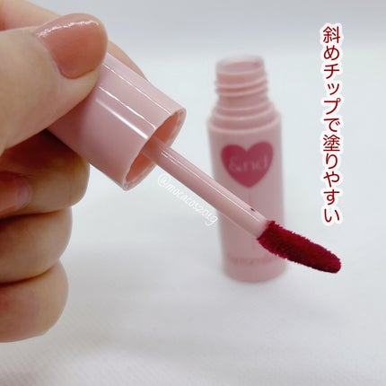 アンドバイロムアンド グラッシーボムティント/&nd by rom&nd/リップティントを使ったクチコミ(3枚目)