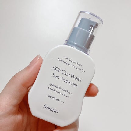 EGFシカウォーターサンアンプル/fromrier/日焼け止めローションを使ったクチコミ(3枚目)