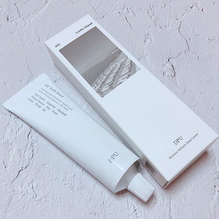 DPU モイスチャーパフュームハンドクリームのクチコミ「
DPU
モイスチャーパフュームハンドクリーム
002 コルフアイランド
爽やかで新鮮なシ.....」(3枚目)