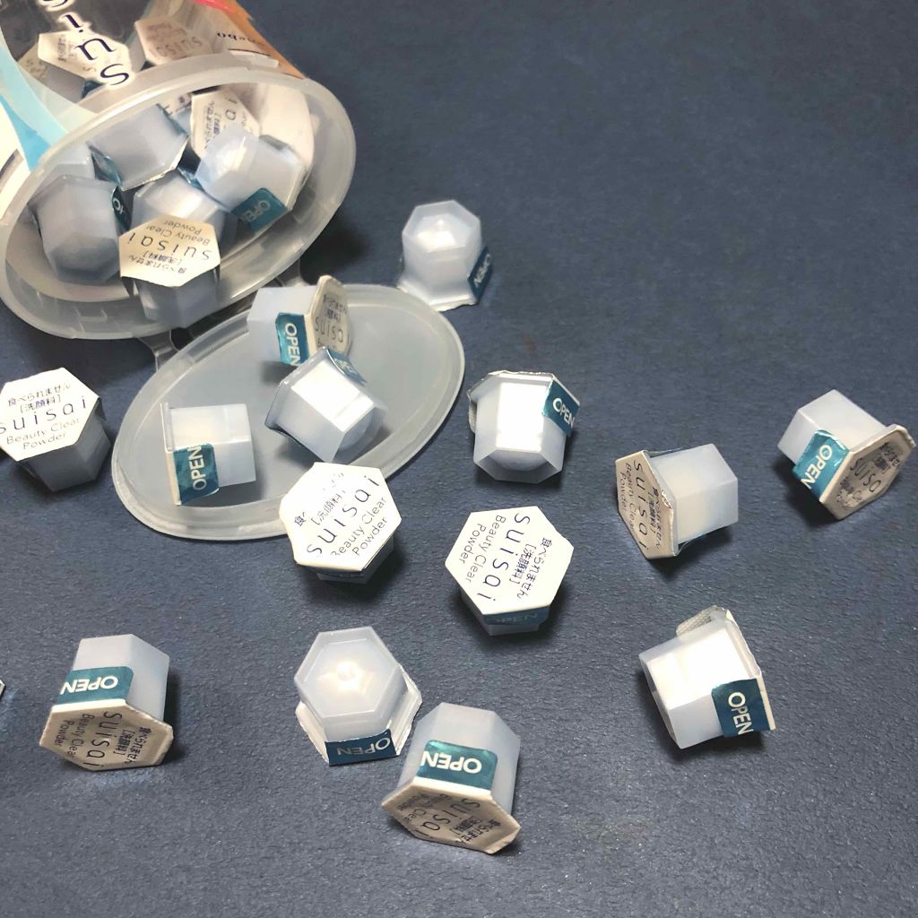 スイサイ ビューティクリア パウダーウォッシュ/suisai/洗顔パウダーを使ったクチコミ（2枚目）