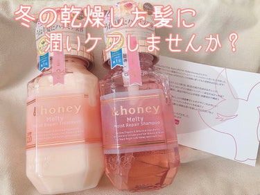 &honey Melty モイストリペア シャンプー1.0／モイストリペア ヘアトリートメント2.0/&honey/シャンプー・コンディショナーを使ったクチコミ（1枚目）