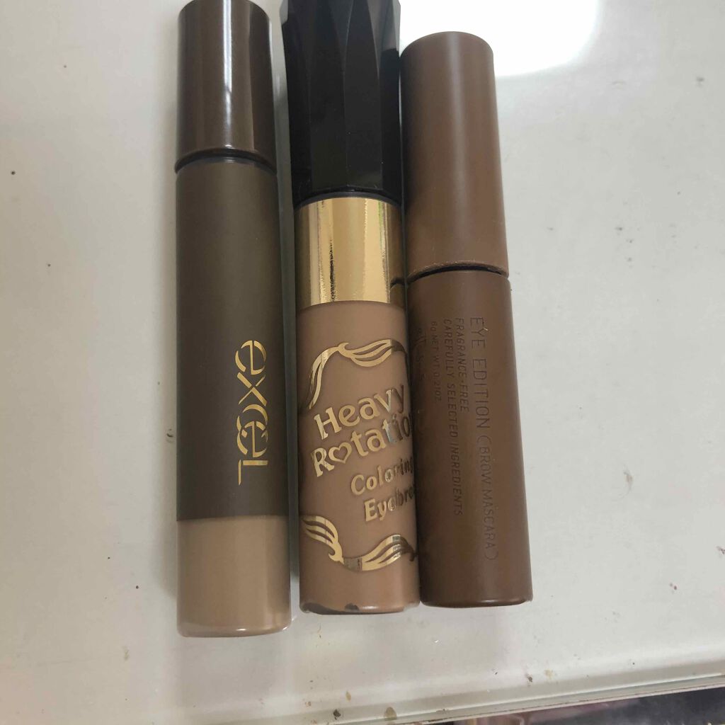 カラーオン アイブロウ/excel/眉マスカラを使ったクチコミ（1枚目）