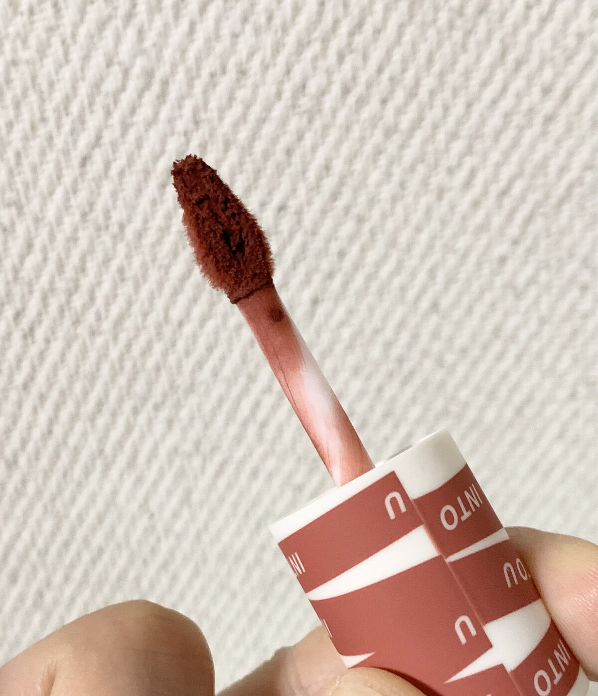 スーパーマットリップ＆チークマッド EM08 インフルエンサーモカ/INTO U/口紅を使ったクチコミ（3枚目）