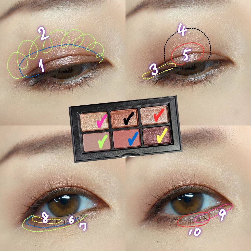 アンラップド ミニアイシャドーパレット DOLCE VITA/NARS/アイシャドウパレットを使ったクチコミ(3枚目)