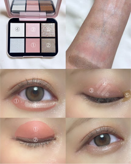 アイデザイナー n/SNIDEL BEAUTY/アイシャドウパレットを使ったクチコミ(4枚目)