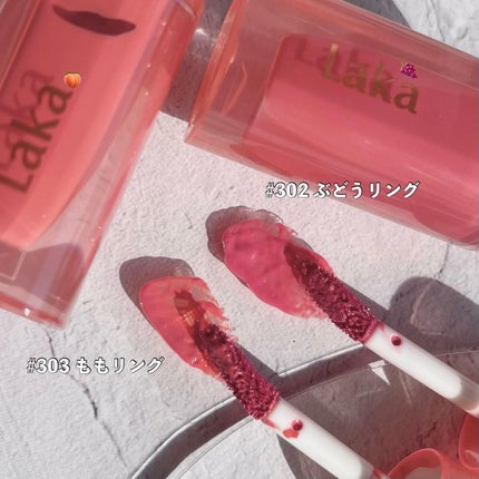 ジェリーイングヌードグロス/Laka/リップグロスを使ったクチコミ(4枚目)