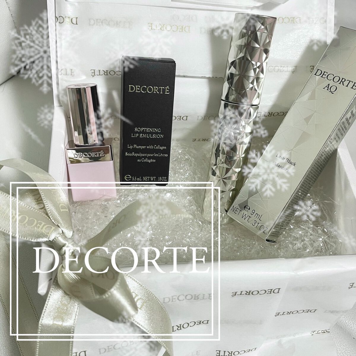 AQ ラッシュブラック Deep Black/DECORTÉ/マスカラを使ったクチコミ（1枚目）