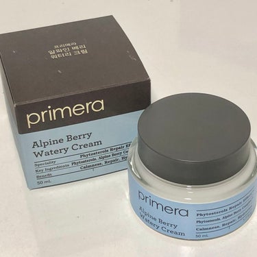 アルパインベリーウォータークリーム 50ml/primera/フェイスクリームを使ったクチコミ（1枚目）