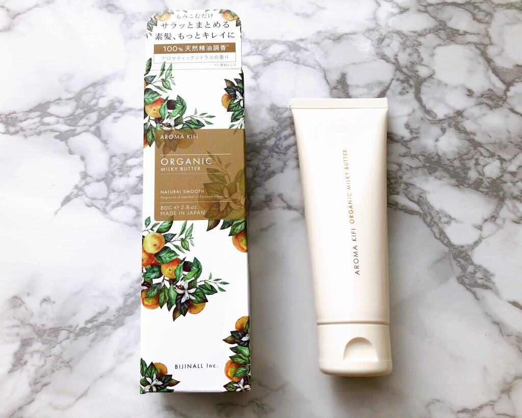 アロマキフィオーガニック ミルキーバター ナチュラルスムース/AROMA KIFI/ヘアムースを使ったクチコミ(1枚目)