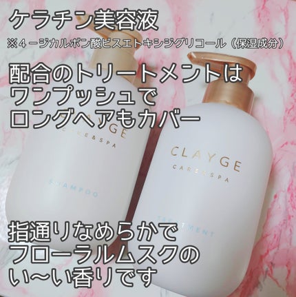 シャンプー/トリートメント SR/CLAYGE/市販シャンプーを使ったクチコミ(4枚目)