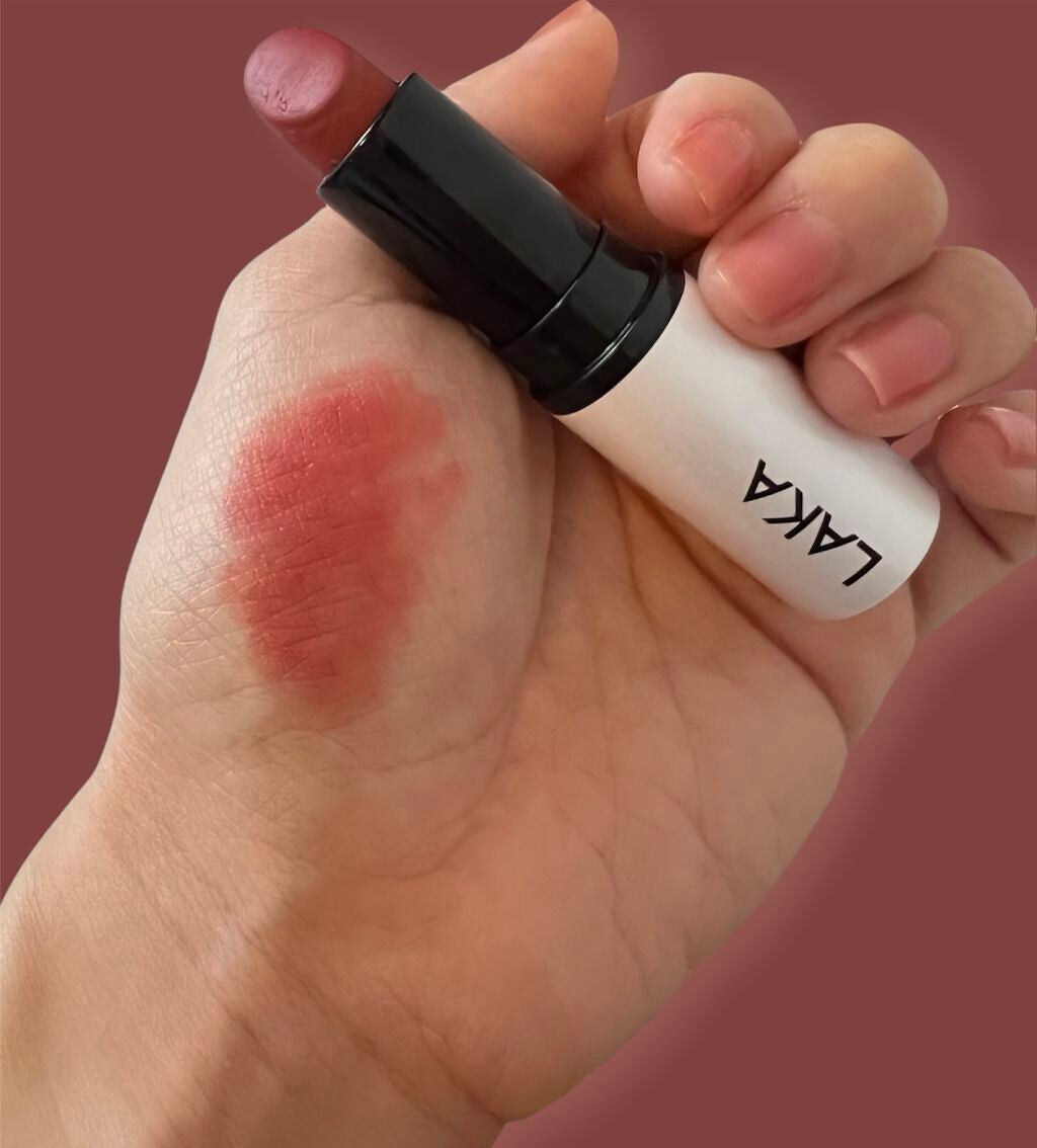 スムースマットリップスティック/Laka/口紅を使ったクチコミ(4枚目)