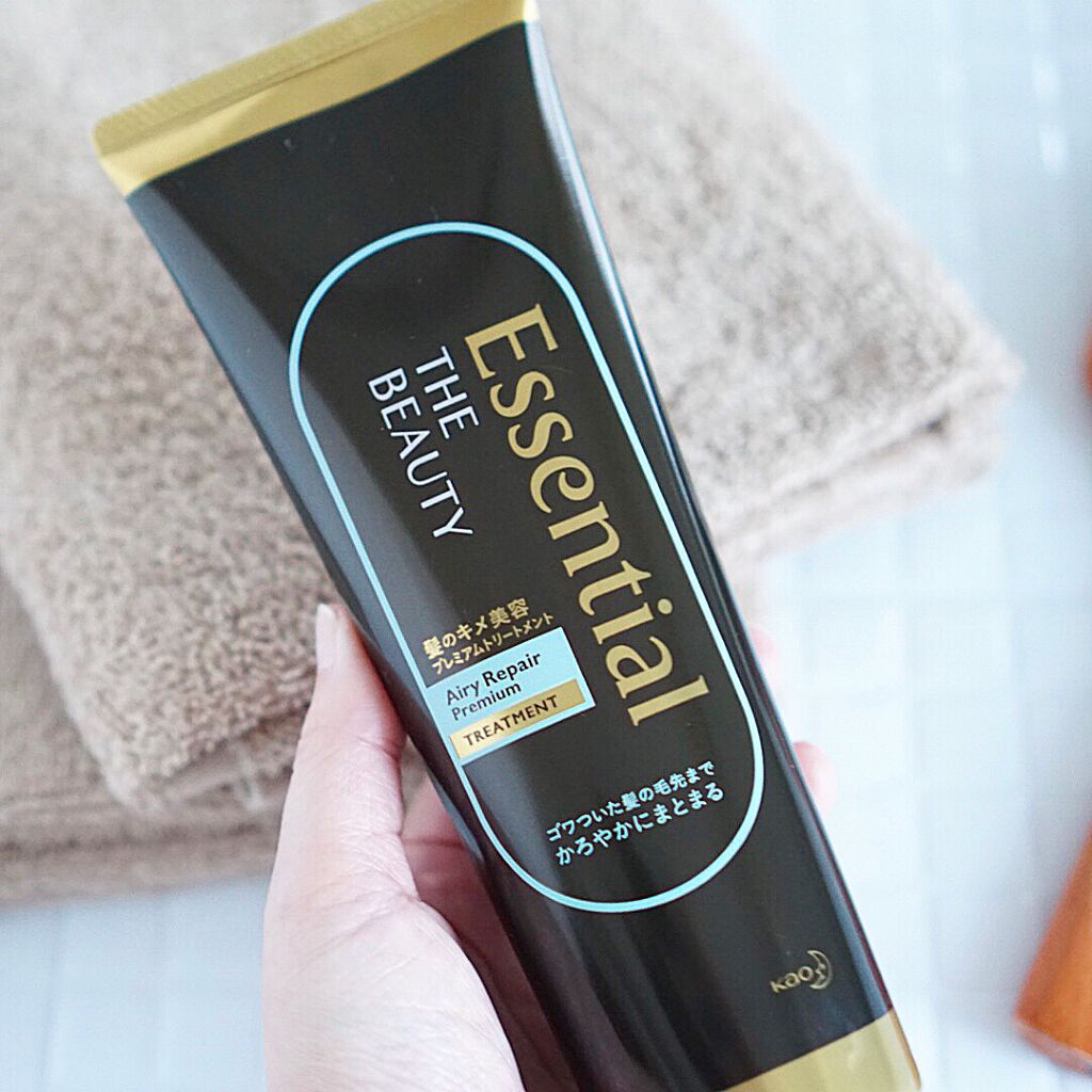 THE BEAUTY 髪のキメ美容プレミアムトリートメント<モイストリペアプレミアム>/エッセンシャル/洗い流すヘアトリートメントを使ったクチコミ(2枚目)