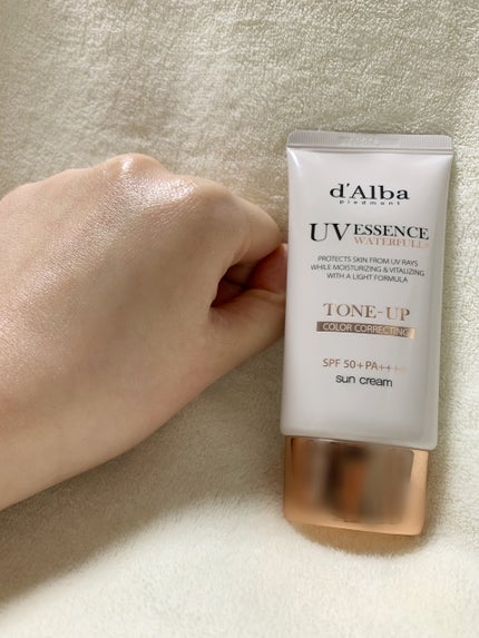 ウォータフルトーンアップサンクリーム/ダルバ/日焼け止めクリームを使ったクチコミ(3枚目)