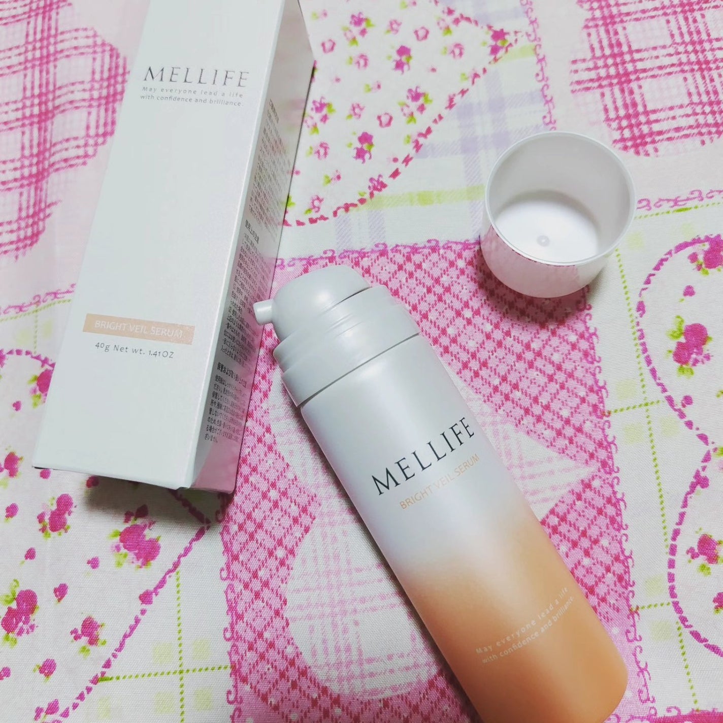 BRIGHT VEIL SERUM/MELLIFE/美容液を使ったクチコミ(2枚目)