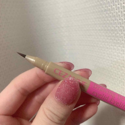 描くふたえアイライナー/CEZANNE/リキッドアイライナーを使ったクチコミ(2枚目)