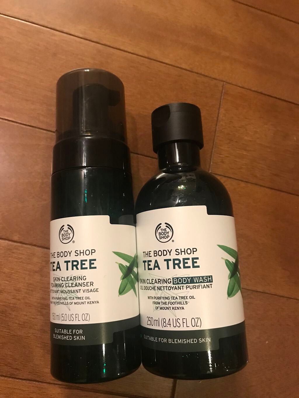 ティーツリー スキンクリアリング ボディウォッシュ/THE BODY SHOP/ボディソープを使ったクチコミ(1枚目)