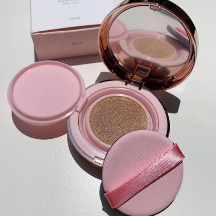 ピンクティーツリーカバークッション/APLIN/クッションファンデーションを使ったクチコミ(4枚目)