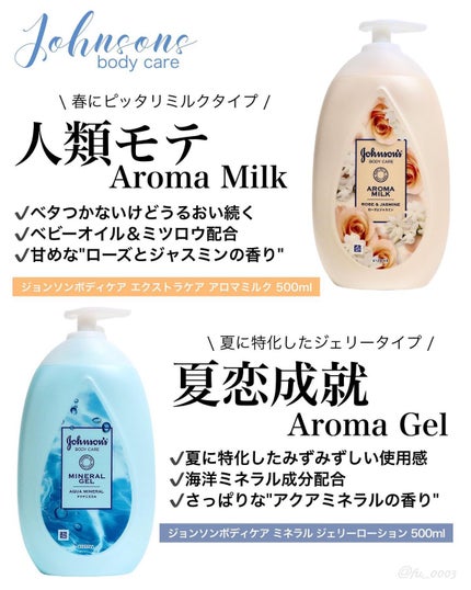 ジョンソンボディケア ミネラルジェリー ローション/ジョンソンボディケア/ボディローションを使ったクチコミ(2枚目)