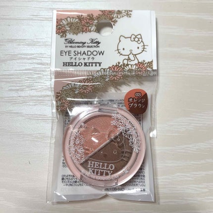 パウダーアイシャドウ ブルーミングキティ/DAISO/アイシャドウパレットを使ったクチコミ(1枚目)