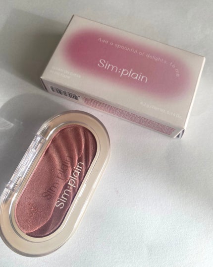 グリームオンチーク/Sim;plain/ジェル・クリームチークを使ったクチコミ(2枚目)