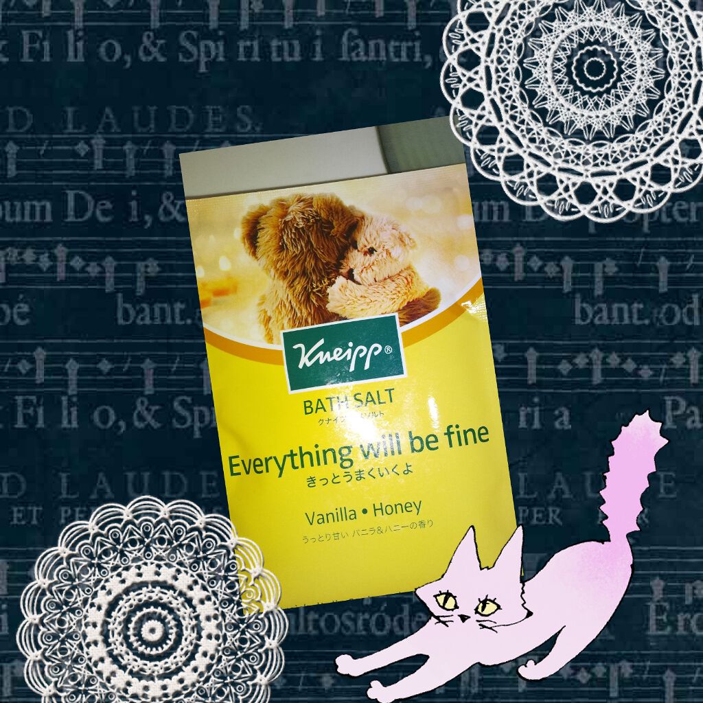 クナイプ バスソルト バニラ＆ハニーの香り/クナイプ/無機塩系入浴剤を使ったクチコミ（1枚目）